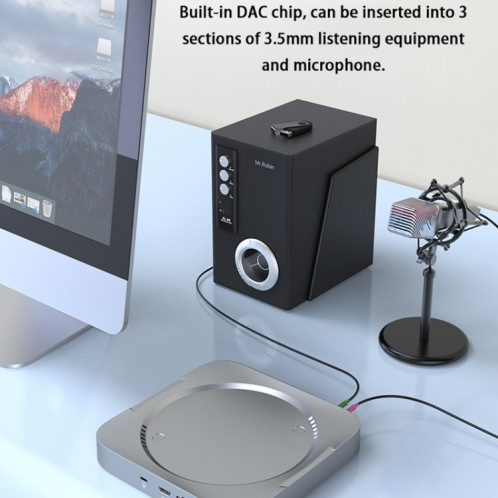 ROCKETEK MM483 pour Mac Mini Station d'accueil avec un boîtier de disque dur SR38241852-07