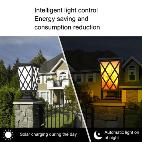 Stigmatisation solaire Lampe à flammes Garden LED LED LEDRESSAPE LED (N260C) SH101A104-07