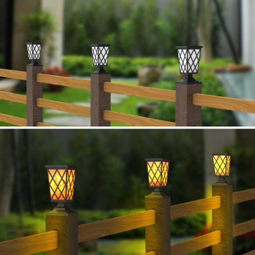 Stigmatisation solaire Lampe à flammes Garden LED LED LEDRESSAPE LED (N260C) SH101A104-07