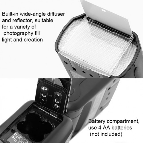 Yongnuo YN600EX-RT II HSS 1/8000S Master TTL Flash Speedlite pour Canon (noir) SY001A1191-08