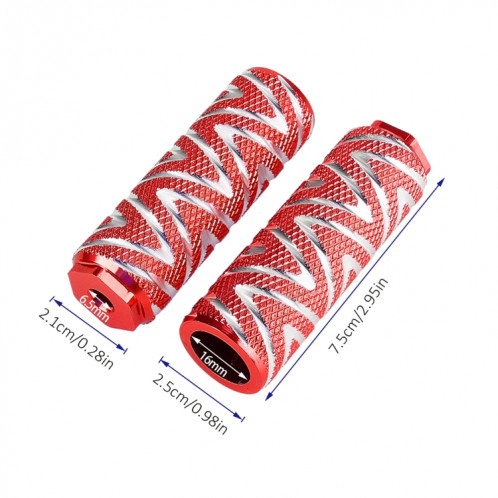 Pièches à pied arrière de pédale électrique pour Xiaomi Mijia M365 / Pro / Pro2 / 1s (rouge) SH301B1194-05