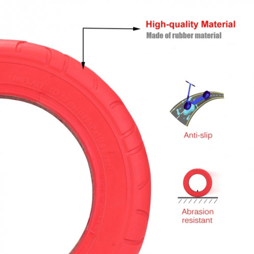 10 x 2 p1069 pneu solide gonflable pour Xiaomi Mijia M365 Pro, style ： Tire extérieure SH85011320-05