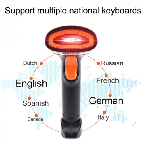 Kefar Supermarket Store Caissier Wired Red Light Scanner 1D Barcode SH90011879-07
