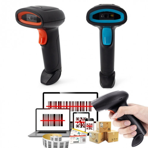 Code QR du scanner de lumière rouge filaire caissier de magasin de supermarché Kefar SH90021847-07