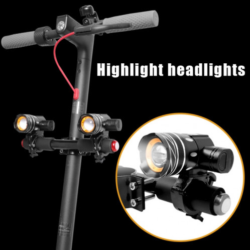 Scooter électrique T6 LED LED LAMPE AVANT LAMPLE LETTE SH27021362-07