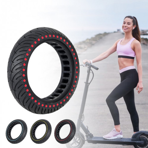 Pneu en nid d'abeille à points de couleur de 8,5 pouces pour Xiaomi Mijia M365 / M365 Pro / 1s (rouge) SH501A488-06