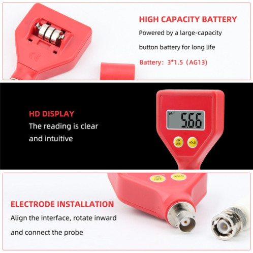 PH-98108 METTREMENT D'acidité du sol numérique portable SH4232631-07