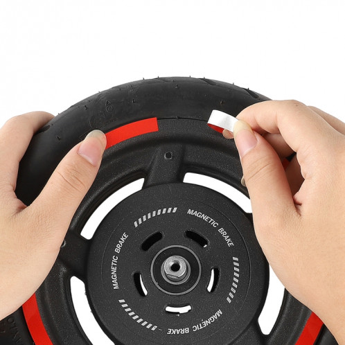 2 SETTS Wheel Hub Protective Sticker pour Scooter Bicycle Electric Vehicle (rouge) SH601B1041-06