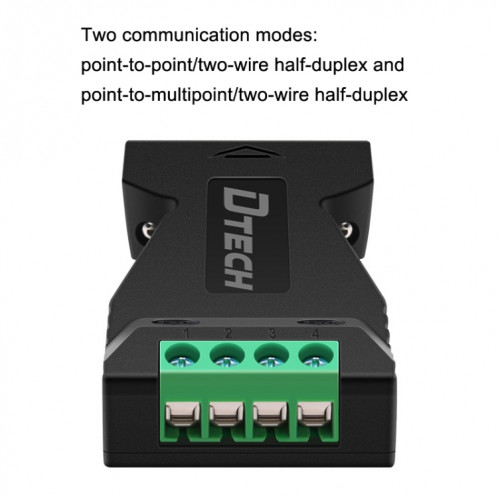 DTech DT-9001 Protection de foudre et de surtension de qualité industrielle RS232 à 485 Convertisseur SD4280543-07
