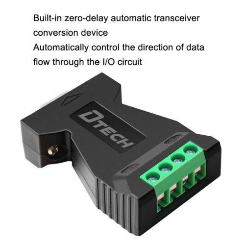 DTech DT-9001 Protection de foudre et de surtension de qualité industrielle RS232 à 485 Convertisseur SD4280543-07