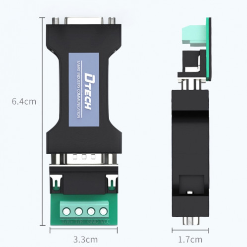 DTech DT-9000 passif Bidirectionnel RS232 à RS485 Convertisseur de module de protocole de communication série RS485 SD4294879-07