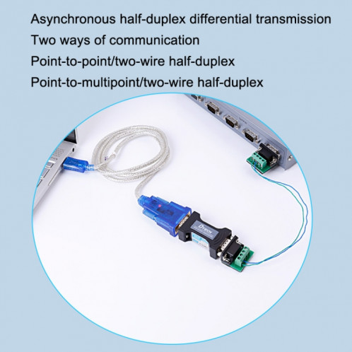 DTech DT-9000 passif Bidirectionnel RS232 à RS485 Convertisseur de module de protocole de communication série RS485 SD4294879-07