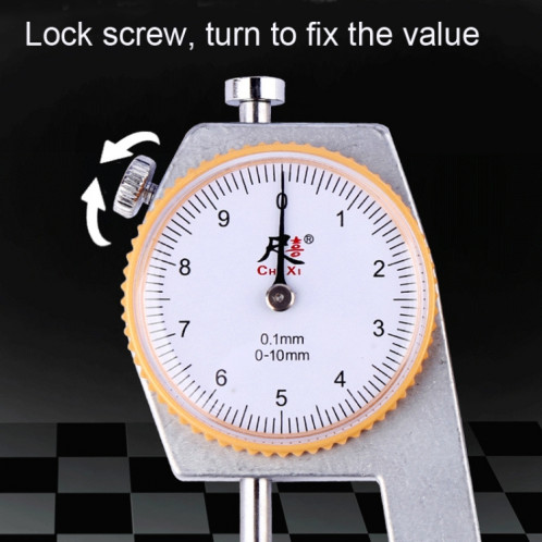 Gauge d'épaisseur de poche dans le chexi jauge d'épaisseur de papier, spécification: tête pointue ordinaire 0-20 mm SH3903108-06