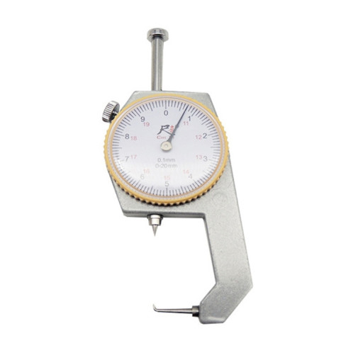 Gauge d'épaisseur de poche maître-chixi jauge d'épaisseur de papier, spécification: point incurvé de milieu de gamme 0-20 mm SH391013-06