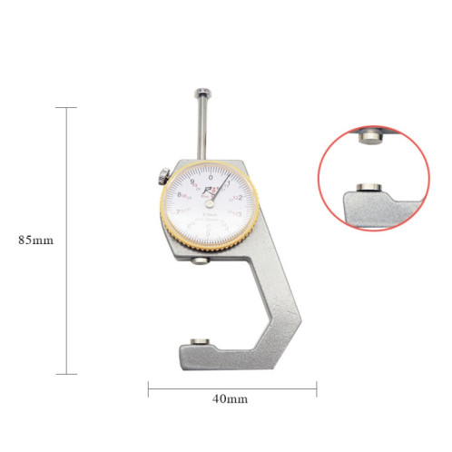 Gauge d'épaisseur de poche chixi jauge d'épaisseur de papier, spécification: tête plate de milieu de gamme 0-30 mm SH39161423-06