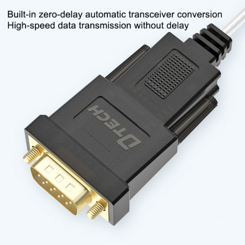 DTECH DT-5002A 1,8M USB à RS232 Ligne de série DB9 Port COM COM SD45411512-07