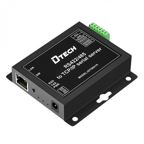 DTECH IOT9031B RS485 / 422 à TCP / IP Ethernet Serial Port Server, CN Plug SH4545579-07