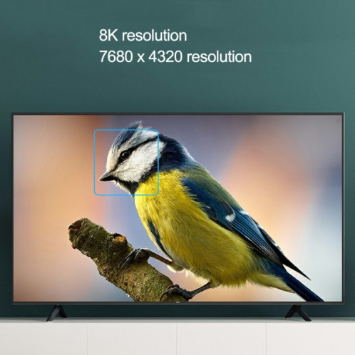DTECH HDMI 8K 60Hz HD Ligne de fibre optique Affichage TV Projecteur Ligne 1M SD0101594-07