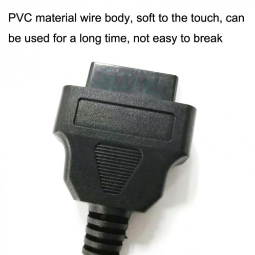 16 Pin USB AM à OBD2 Câble de diagnostic de l'ordinateur de voiture de conversion Female OBD2 SH4644958-07