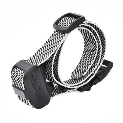 Traineur pour animaux de compagnie Trainer rechargeable Arrêt d'écorce automatique (taches blanches noires) SH901B1878-07