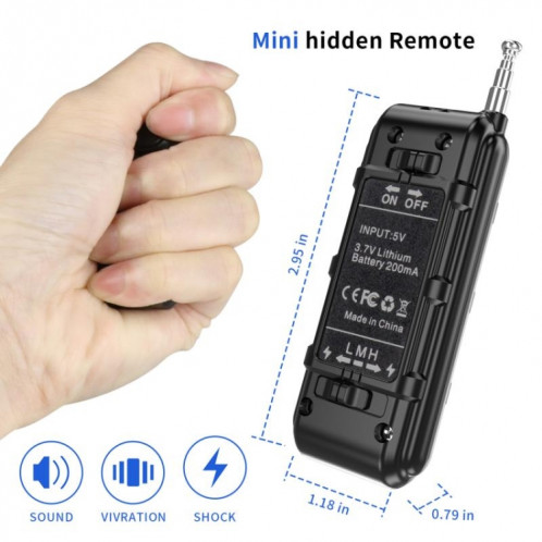 Electronic Dog Trainers Remote Remote Control Remote Control Bark Stopper, Spécification: 1 traînée 2 SH5503826-07
