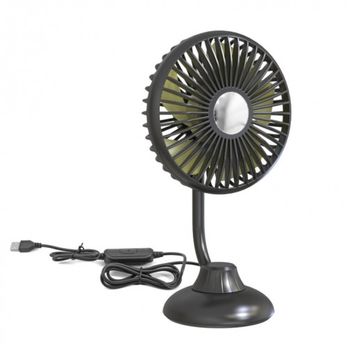 F502 Mini Hose Small Fan Car USB ventilateur (noir) SH401B808-07