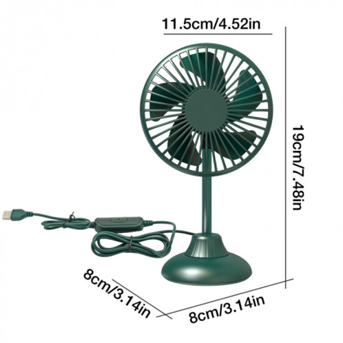 F502 Mini Hose Small Fan Car USB ventilateur (noir) SH401B808-07