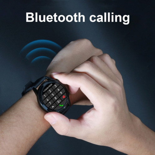 I9 1.3 Inch Heart Rate/Blood Pressure/Blood Oxygen Monitoring Watch, Color: Black Steel SH23071095-07
