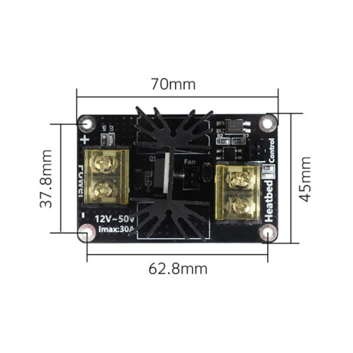 Imprimante 3D Mother Power Power Hot Bed Module MOS Tube Power Power Expansion SH53631063-05