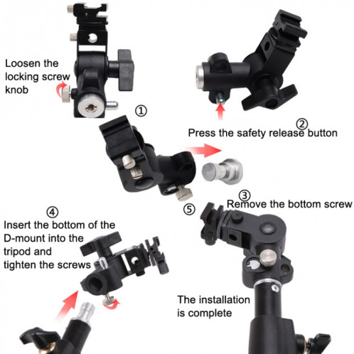 Support d'éclairage en forme de flash supérieur D SH56271953-06
