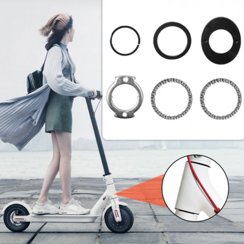 Kit de poignet de scooter électrique 6 pièces/ensemble pour Xiaomi Mijia M365/Pro (noir) SH701A1846-05