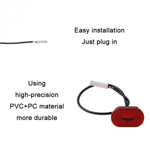 Fender / feu de queue électrique pour Xiaomi Mijia M365 Pro2 (noir) SH101A1958-05