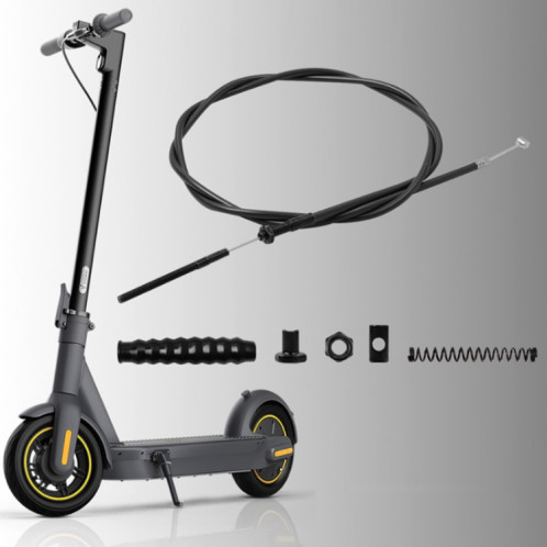 Ensemble de câbles de frein à scooter électrique pour NineBot Max G30 (noir) SH501A870-05