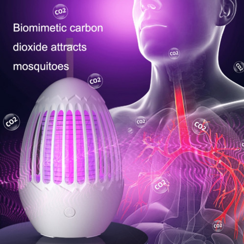 L01 Portable Electric Shock Mosquito Killer Lamp Home Photocatalyst Fly Killer (Gray) SH101A1682-07