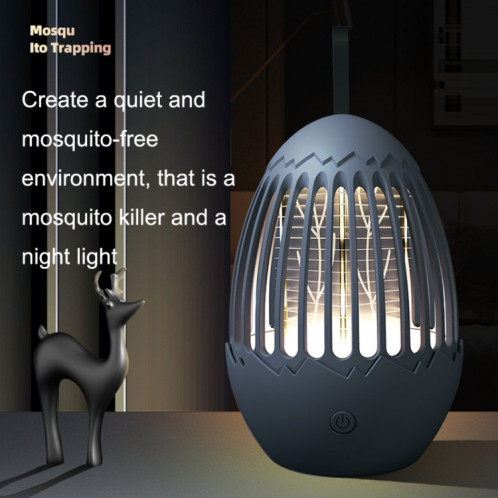 L01 Portable Electric Shock Mosquito Killer Lamp Home Photocatalyst Fly Killer (Gray) SH101A1682-07