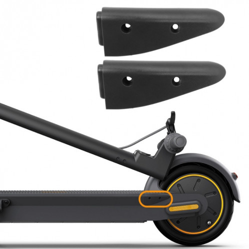 Couvercle de protection latérale arrière de la plaque de base du scooter pour Ninebot Max G30 (noir) SH101A1656-04