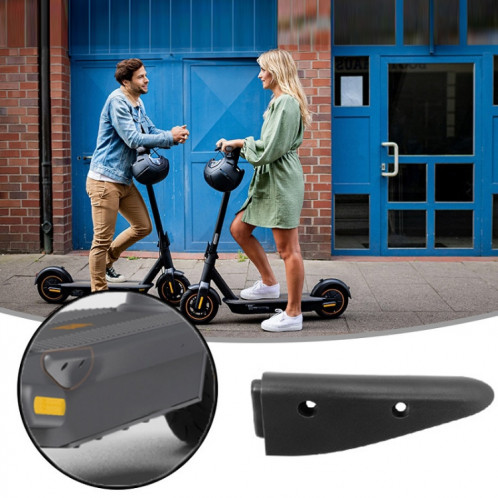 Couvercle de protection latérale arrière de la plaque de base du scooter pour Ninebot Max G30 (noir) SH101A1656-04