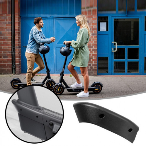 Couvercle latéral avant de la plaque de base du scooter pour Ninebot Max G30 (noir) SH401A241-05