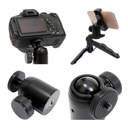 2 PCS Q35 Matériel Photographique Metal Spherical Gimbal (Noir) SH501A684-05
