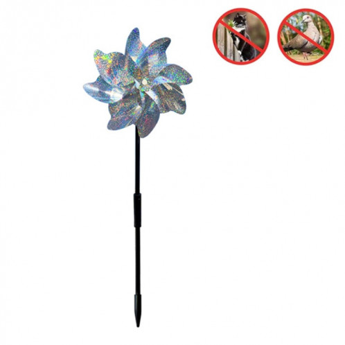 5 PCS Balcon Jardin Terres Agricoles Bird Catcher Réflecteur Anti-oiseau Laser Moulin À Vent, Style: Huit SH5602601-07