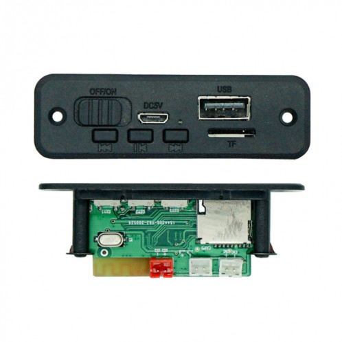 JQ-D102BT avec amplificateur d'enregistrement d'appels Module de carte de décodeur Bluetooth MP3 (noir) SH901A1646-06