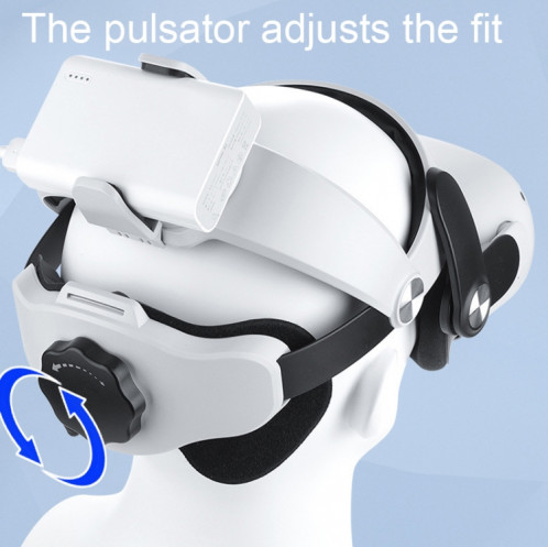 Sangle de tête VQ2 Elite avec support de batterie pour Meta Quest 2 SH61701689-06