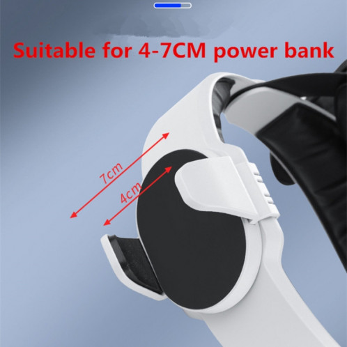 Sangle de tête VQ2 Elite avec support de batterie pour Meta Quest 2 SH61701689-06