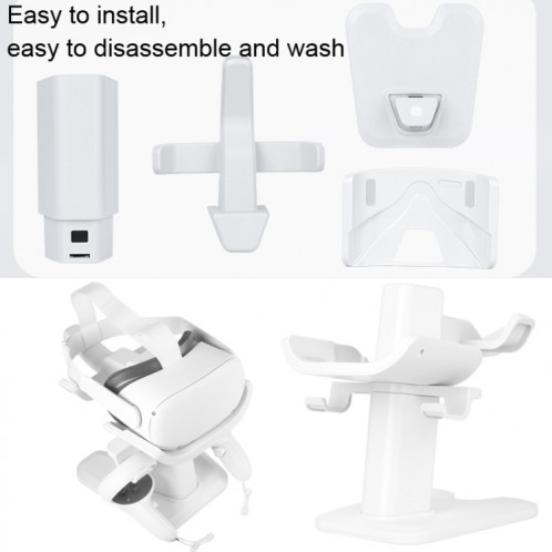 Support d'affichage de casque VR et support de contrôleur pour Meta Quest 2 (blanc) SH401A61-06