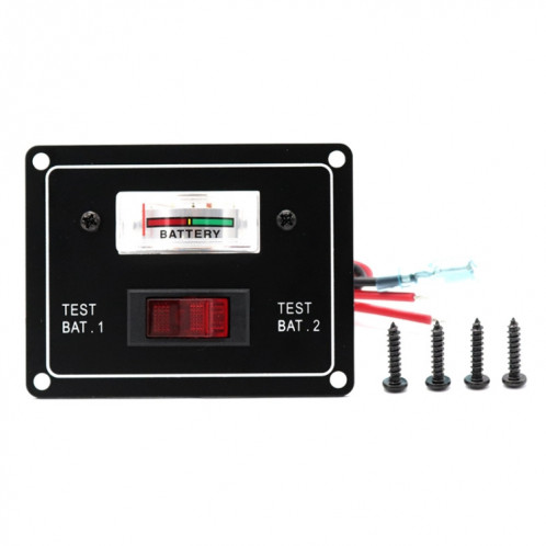 Voltmètre de pointeur de testeur de batterie double marine AOS3044 SH62221095-06