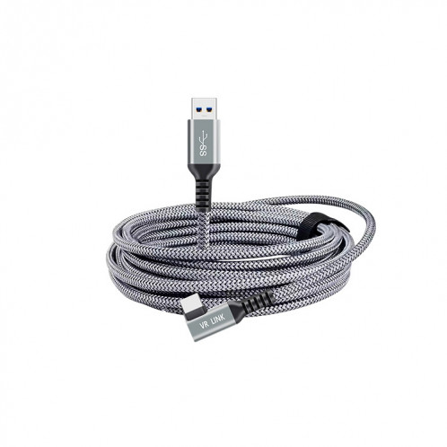USB3.2 Gen1 VR Link Streamline pour Oculus Quest 2, modèle : A-C coque en aluminium 5M fil tressé SH9106796-06