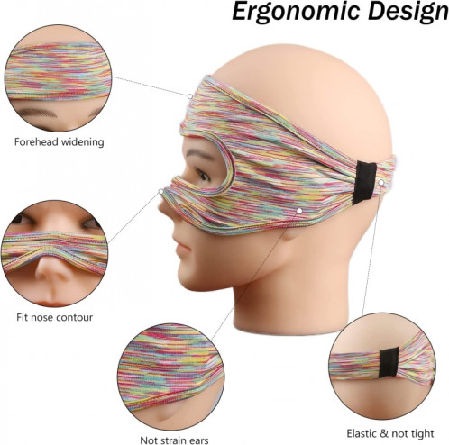 Lunettes VR Masque pour les yeux respirant et résistant à la sueur (coloré) SH401F339-06