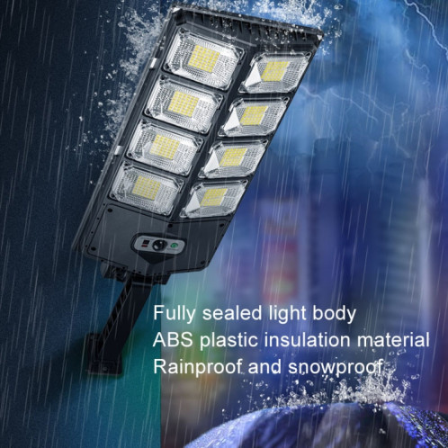 E-SMARTER Lampe solaire à capteur de jardin à double rangée de LED, style : W789B-6 SE20021105-08