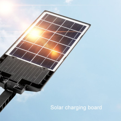 E-SMARTER Lampe solaire à capteur de jardin à double rangée de LED, style : W789B-6 SE20021105-08