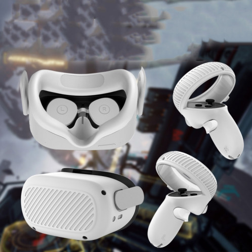 VR Lunettes Lentille Shell Poignée Étui De Protection Pour Oculus Quest 2 (Blanc) SH001A1485-07